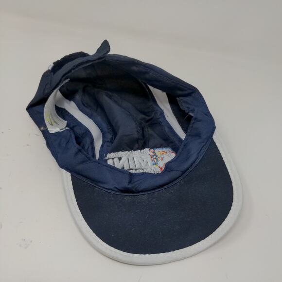 Indy 500 Festival Mini Marathon Strapback Hat Blue Embroidered Logo - Picture 8 of 10